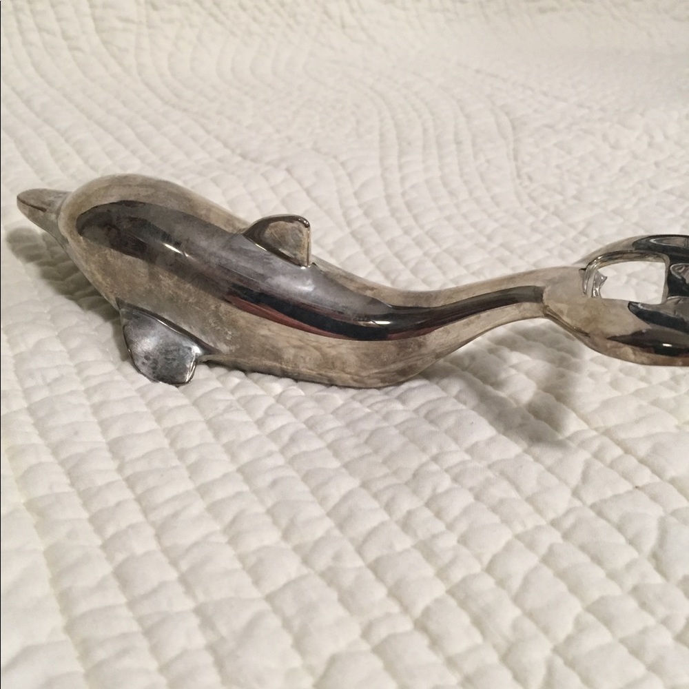 Vintage Silver-plated Dolphin Bottle Opener